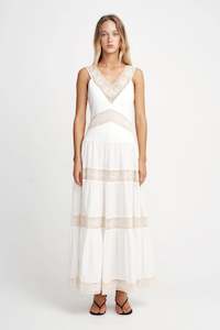 Herron Dress | Ivory/Beige