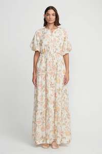 Hansen Gretel: Margiela Maxi Dress | Cream Floral