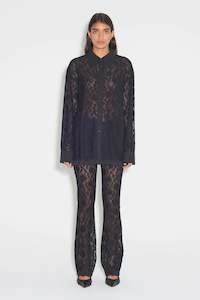 Jude Lace Shirt | Black Lace