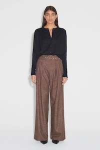 Belinda Suit Pant | Hazelnut