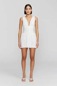 OWNLEY Martha Mini Dress | Ivory