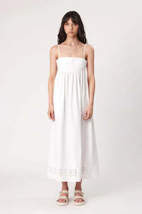 REMAIN Celia Maxi Dress | Ivory