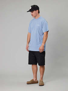 JUST ANOTHER FISHERMAN Shore Tee | Faded Denim