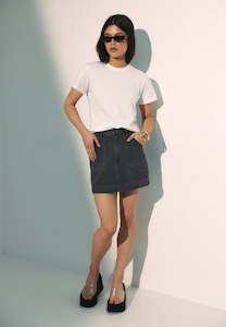 Women S Pants Denim: COMMONERS Utility Skirt | Vintage Grey