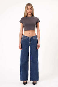 A Brand Jeans: 95 Baggy Bella | Mid Blue