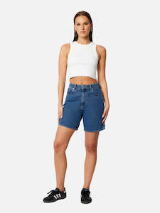 Carrie Short Naomi | Mid Vintage Blue