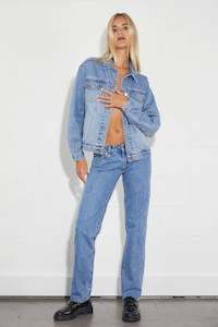 A Brand Jeans: A Brand 99 Low Straight | Katie Organic