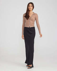 Charlie Holiday: Blake Maxi Skirt | Black