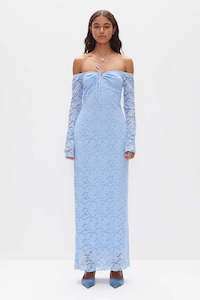 Marguerite Lace Dress | Sky Blue