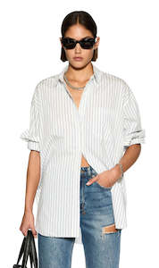 Oversized Shirt | Blue Stripe