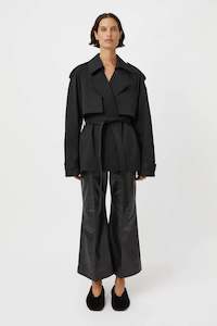 Burdock Trench Jacket | Black