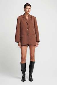 Jamal Suit Jacket | Chocolate