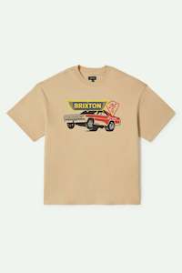 BRIXTON Barona HW Relaxed Tee | Cream Wash