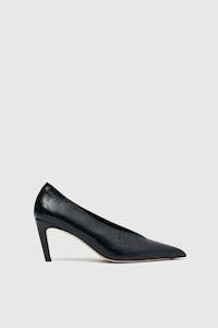 CAMILLA AND MARC Celia Croc Look Pump | Black