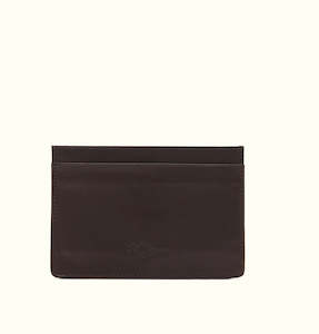 Singleton Vertical Cardholder | Dark Brown