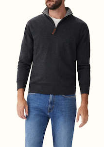 Men S Jumpers: Ernest Sweater | Charcoal