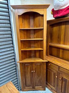 Ellerys solid rimu corner unit The Heart Of Rimu Furniture co