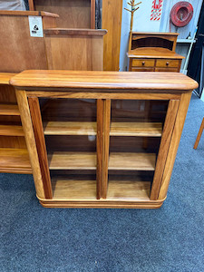 Sorenmobler riviera sold rimu display cabinet/bookcase The Heart Of Rimu Furniture co