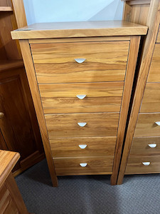 Halkett rimu 5 drawer lingerie chest The Heart Of Rimu Furniture co