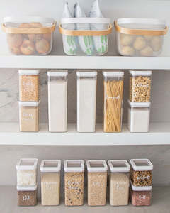 Kitchenware manufacturing - glass: Deluxe Pantry Storage Container Set