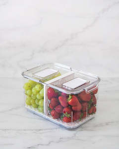 Kitchenware manufacturing - glass: Fridge Container with Drainage M