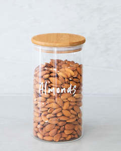 Glass & Bamboo Jar 1300ml