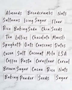 Pantry Labels Set (regular)