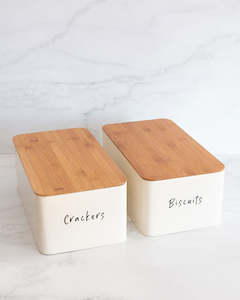 Biscuit & Cracker Container Set