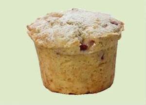 Raspberry & White Chocolate Muffin