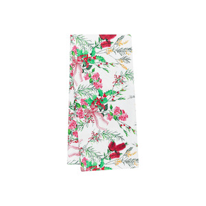 Maxwell & Williams Festive Flora Cottom Rectangular Tablecloth 270cm x 150cm