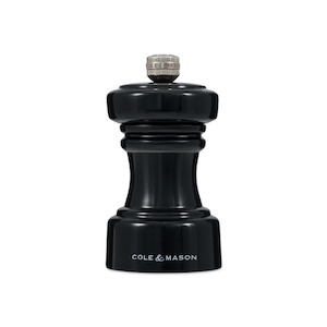 Cole & Mason Hoxton Black Gloss Pepper Mill 10cm