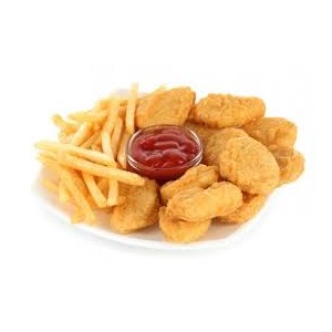 Chicken Nuggets And Chips