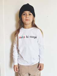 Kids Wahs Ki Runga "up The Wahs" Tee