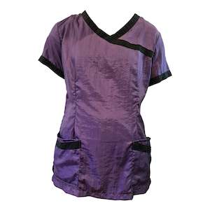 EZ Care Crossover Top - Plum/Black