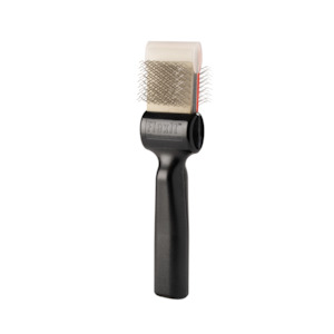 FlexIt Red/Silver Dematter-Coat Grabber Combo Brush - Single Width