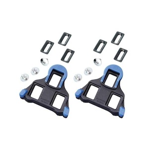 Pedal Cleats Parts: Shimano SM-SH12 SPD-SL Blue Cleats / 2 Degree Front Pivot Centre