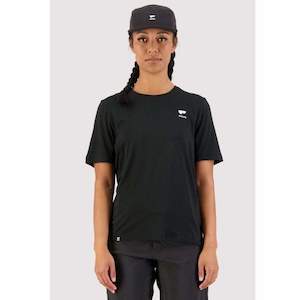 Mons Royale Womens Tarn Merino Shift Tee (Black)