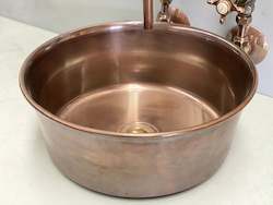 Alpha Copper Basin - indoor and outdoor use