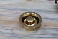 Plumbing - except marine: Brass Sink Plug - 3.5 Inch Waste