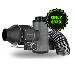 Ventilation: 6" / 150mm Carbon Filter & Fan Kit