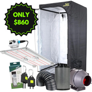 LED Grow Tent Starter Kit 90x90x160cm