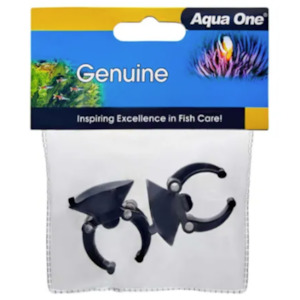 Aquarium Accessories: Aqua One Glass Heater Suction Cups - 2pk