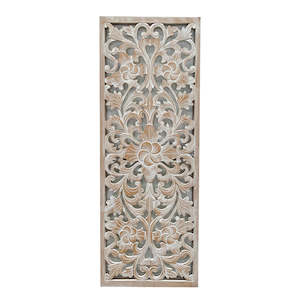 Carved Panel 45x120 Antique White