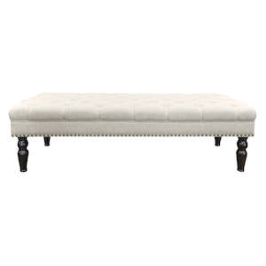 Fabric Sofas: Santorini Fabric Ottoman Sand