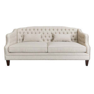 Fabric Sofas: Santorini Fabric 3 Seater Sand