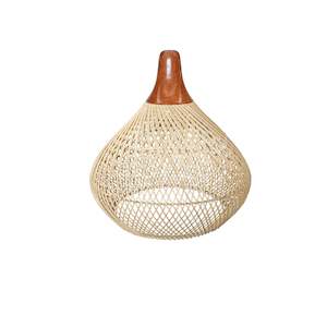 Rattan Bottle Lightshade