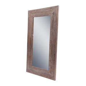 Rustic Recycled Elm Mirror