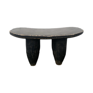 Oriental Rustic Stool Black