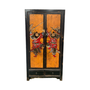 Oriental Painted Cabinet