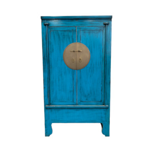 Oriental Painted Cabinet